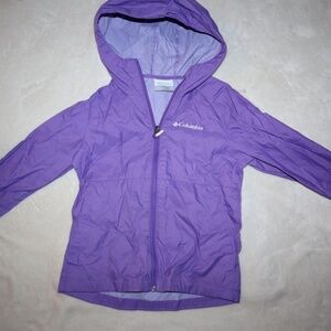 girls size XS (6/6x) Columbia windbreaker / rain jacket